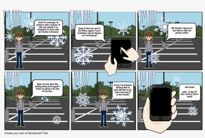 A Snapchat Story - Cartoon, transparent png