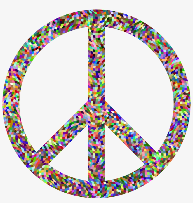 This Free Icons Png Design Of Prismatic Confetti Peace, transparent png