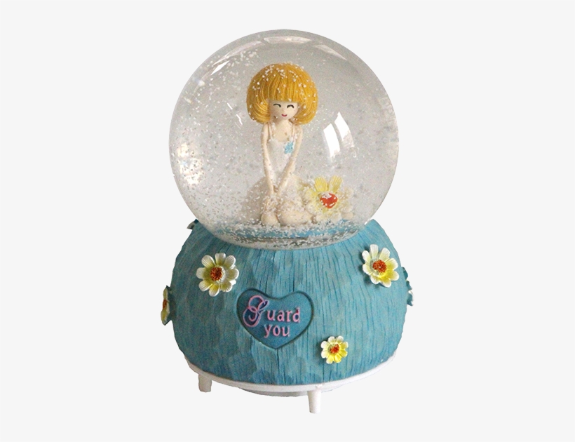 Guardian Angel Bluetooth Snow Globe Speaker - Figurine, transparent png