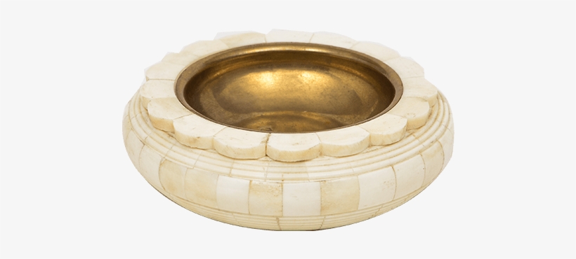 White Camel Bone Ashtray - Circle, transparent png