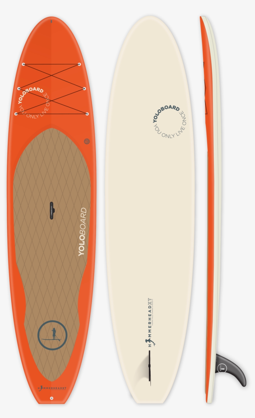Board Highlights - Orange Sprayed Surfboard, transparent png