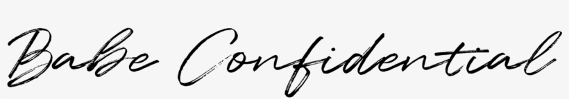 Babe Confidential - Calligraphy, transparent png