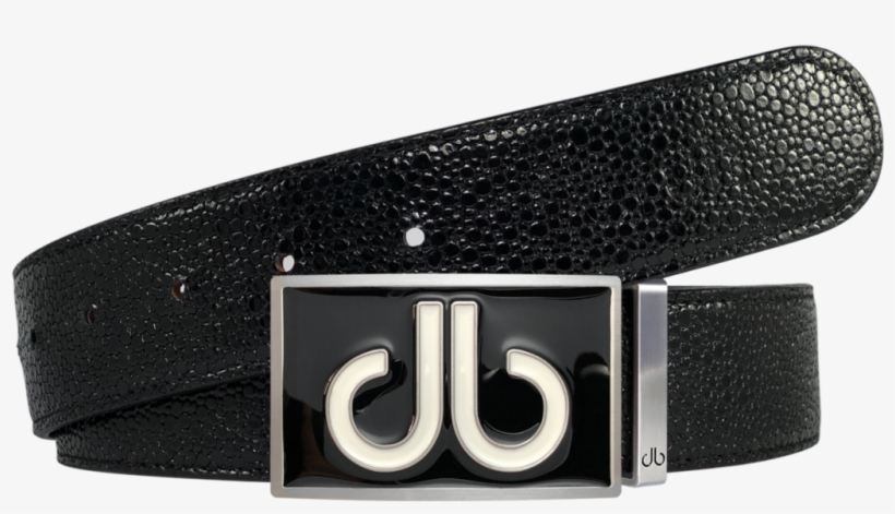 Black Stingray Texture Leather Belt - Belt, transparent png