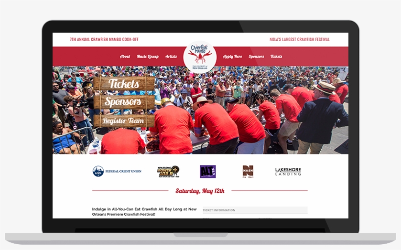 The University Of New Orleans Partners With My Event - Website, transparent png