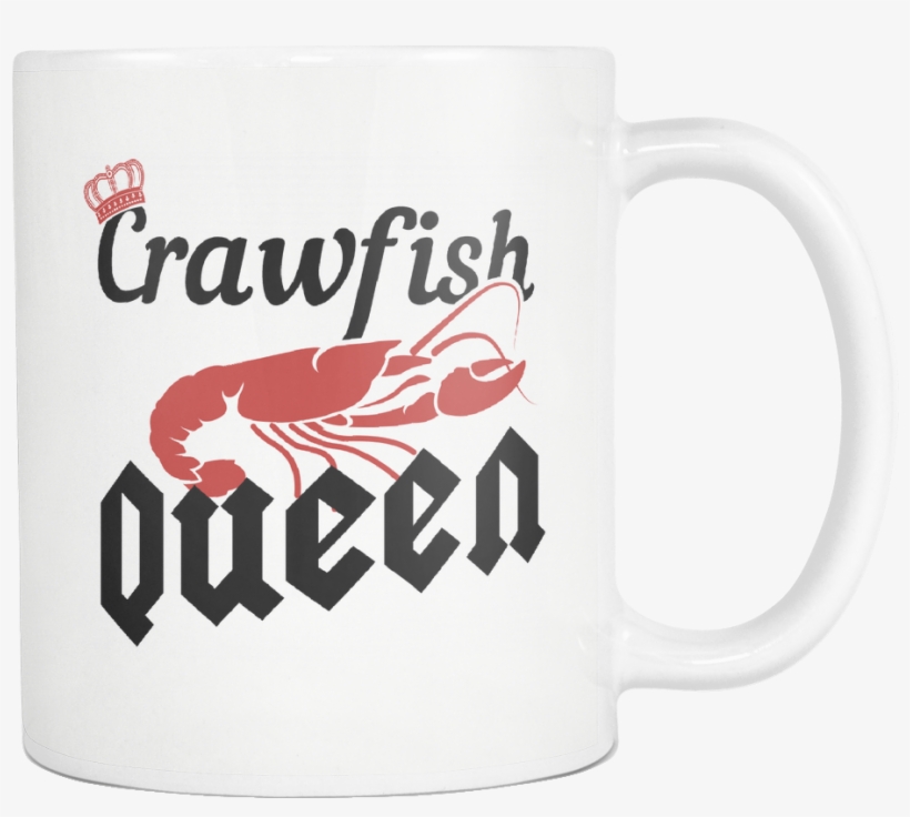 Crawfish Queen White Mug - American Lobster, transparent png