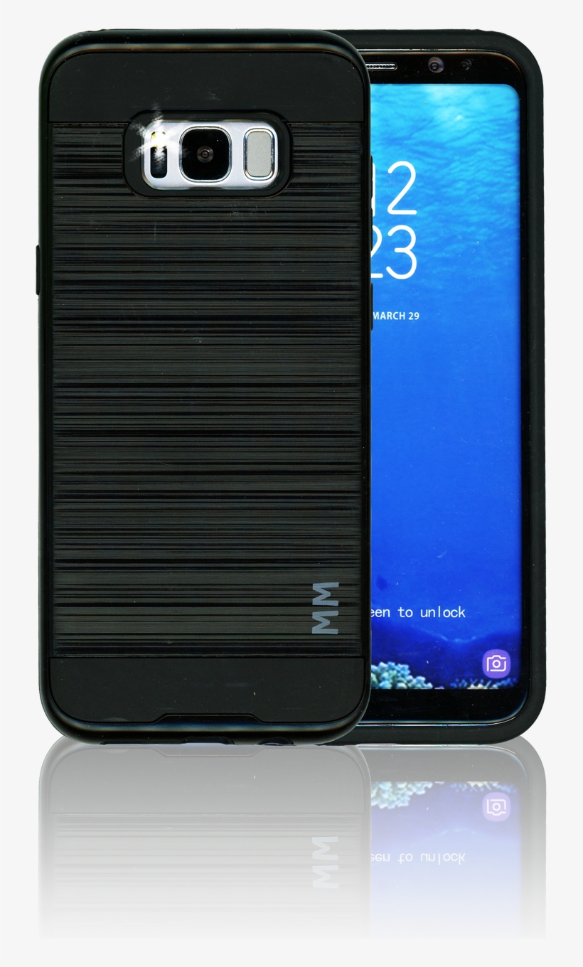 Samsung Galaxy S8 Mm Slim Dura Metal Finish Black - Smartphone, transparent png