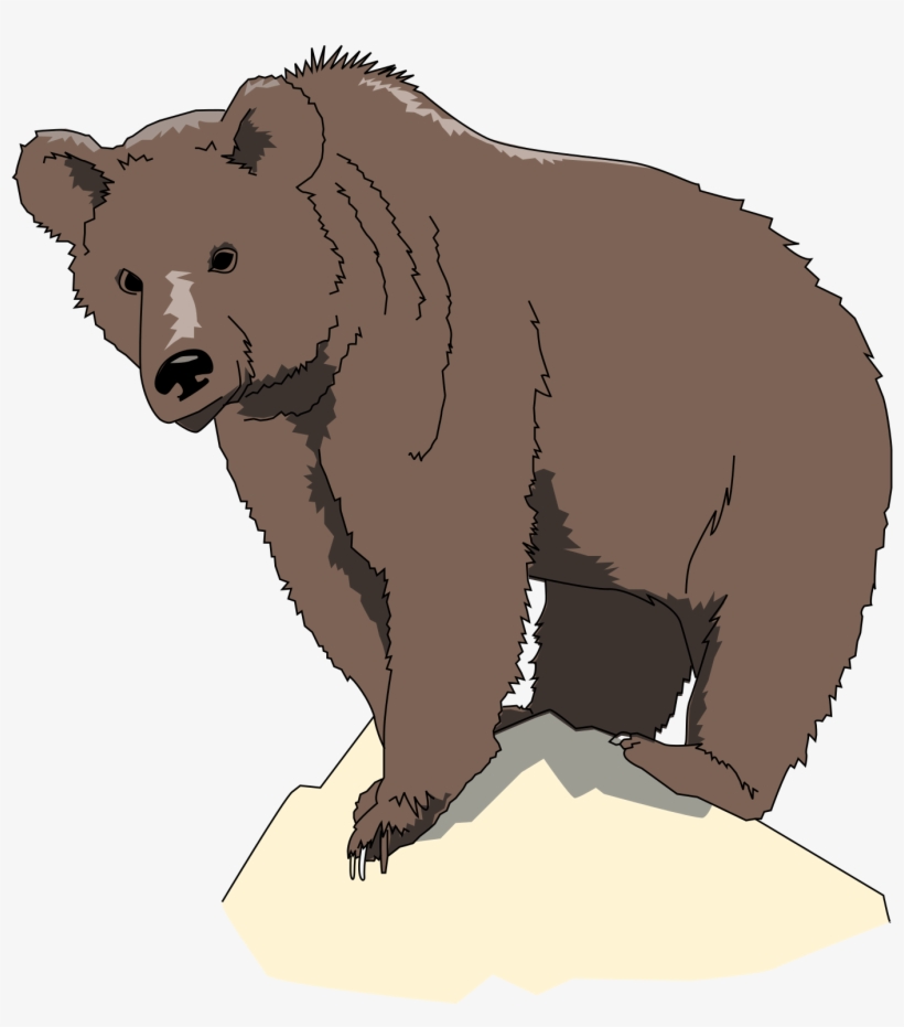 Rock Clipart Png - Brown Bear Icon, transparent png