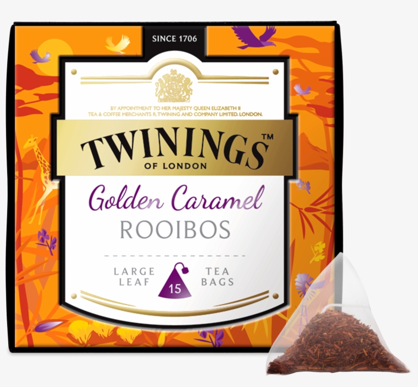 Twinings Golden Caramel Rooibos, transparent png