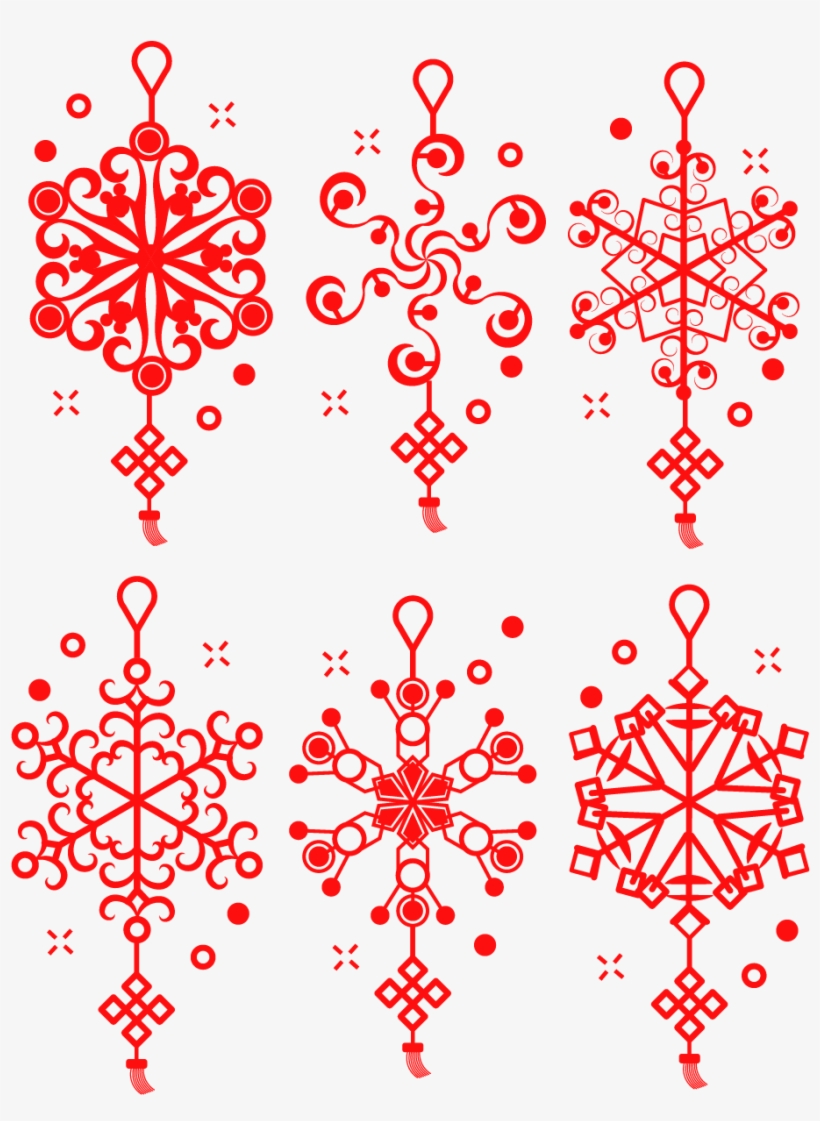 Elemento Decorativo De Comercio Invierno Copo Nieve - Motif, transparent png