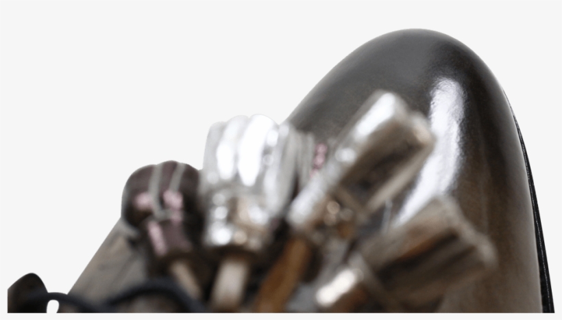 Derby Shoes Betty 6 Smoke Tassel Multi Crush Metal - Brush, transparent png