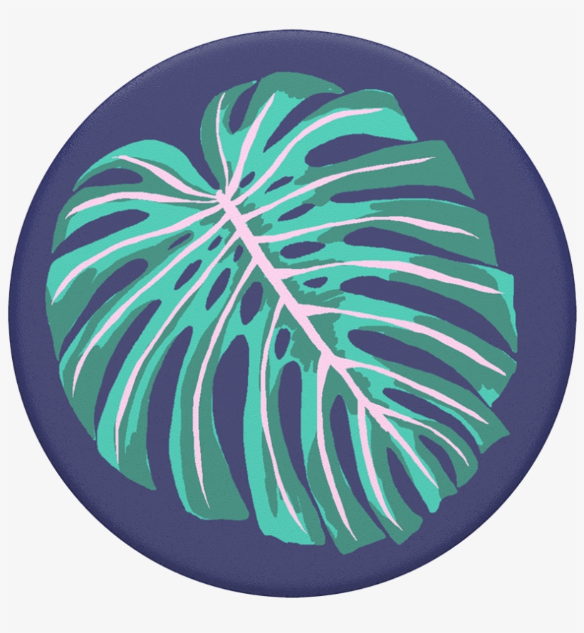 Vintage Palm Leaf, Popsockets - Circle, transparent png