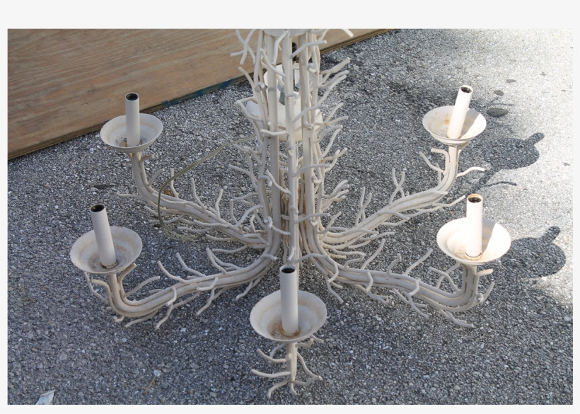Coral Metal Chandelier - Chandelier, transparent png