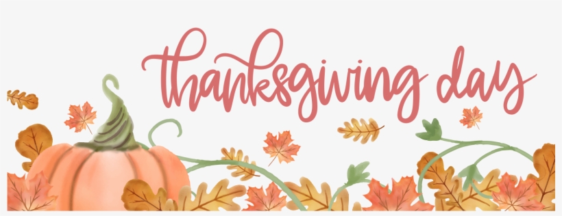 Thanksgiving Day Banner - Illustration, transparent png