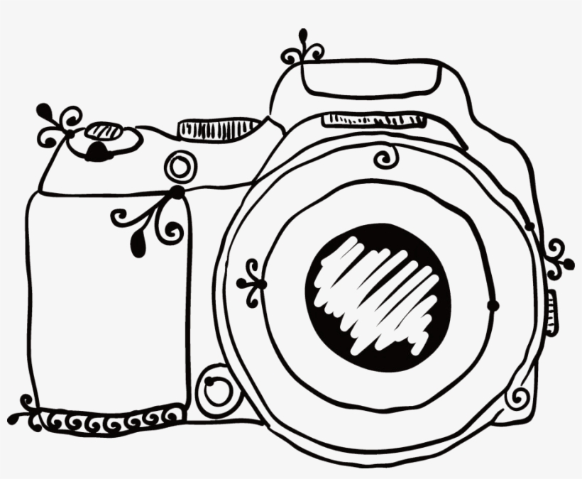 Camera Icons Sketch - Camera Drawn - 909x705 PNG Download - PNGkit