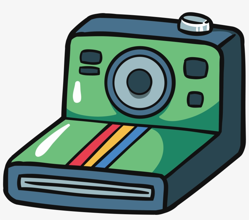 Instant Corporation Green Transprent Png Free Download - Polaroid Camera Vector Png, transparent png