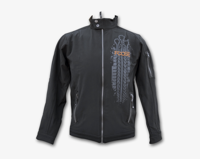 Foose Tire Tread Jacket - Leather Jacket, transparent png