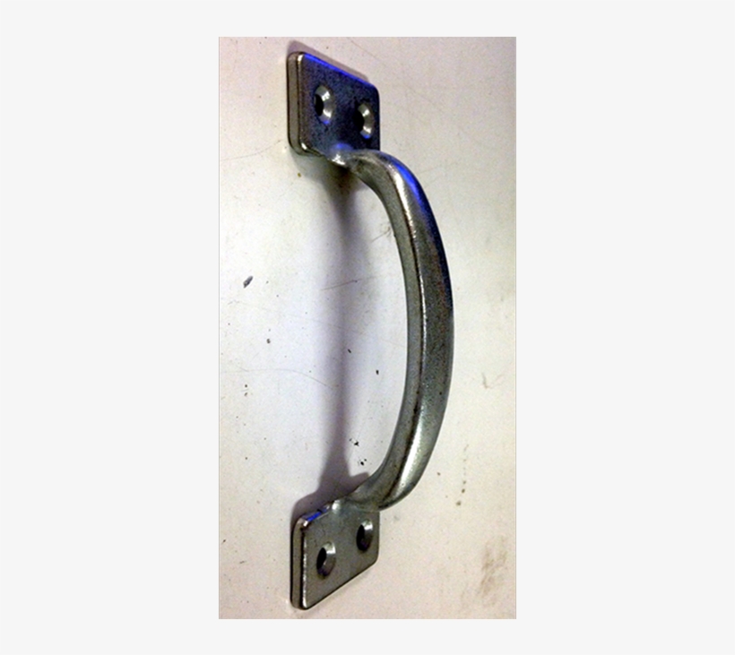 6" Galvanized Door Pull - Wood, transparent png
