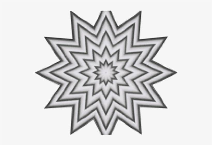 Pattern Clipart Star - Big Rangoli For Diwali, transparent png