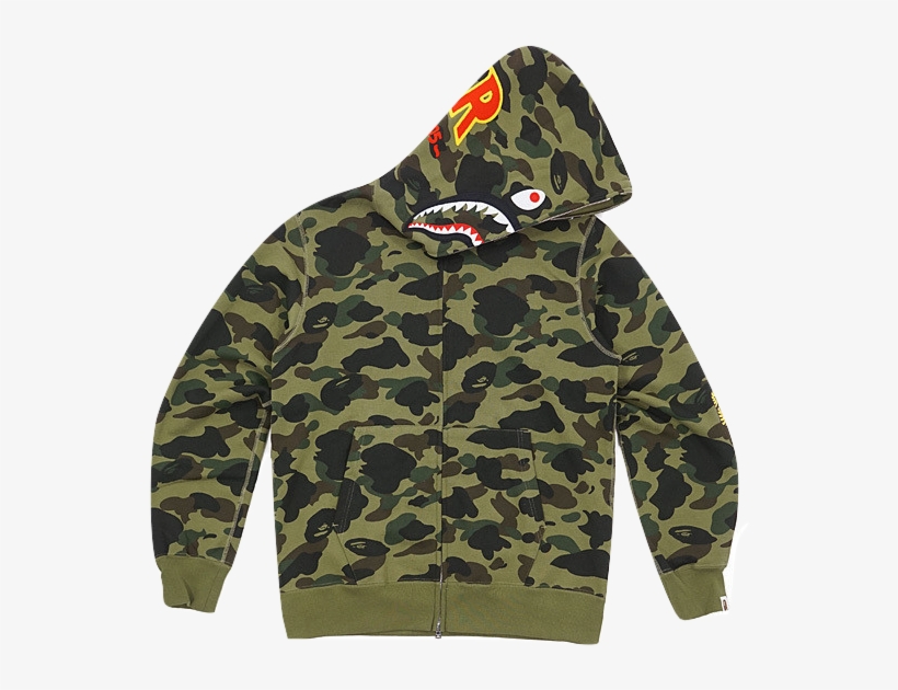 shark hoodie camo
