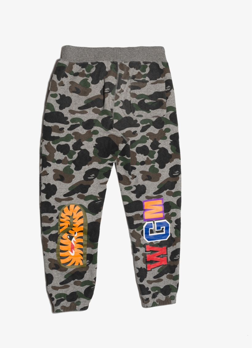 Homebottomsbape Shark Camo Sweatpants - Pajamas, transparent png