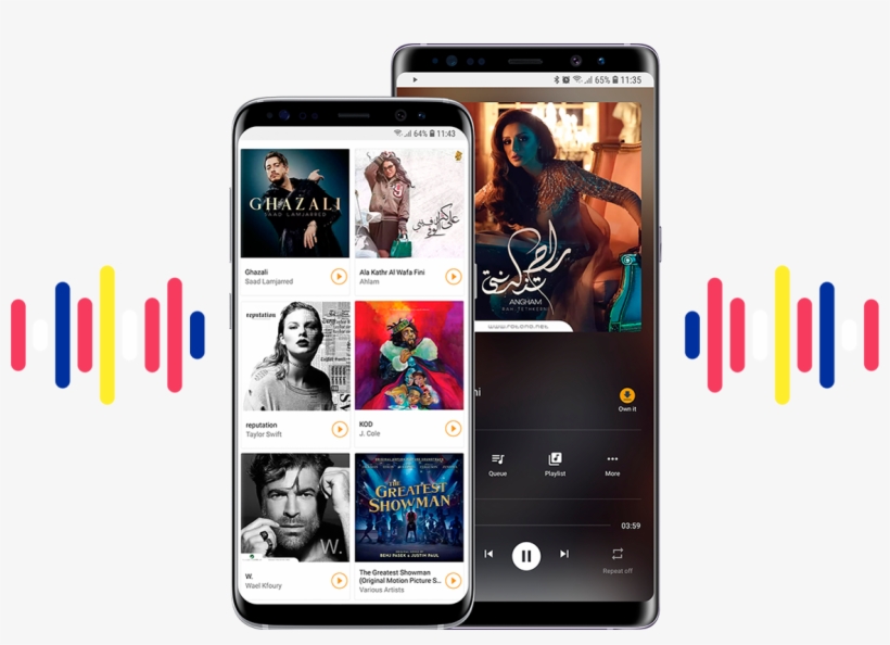 An Image Of Galaxy S8 Midnight Black Playing A Music - Iphone, transparent png