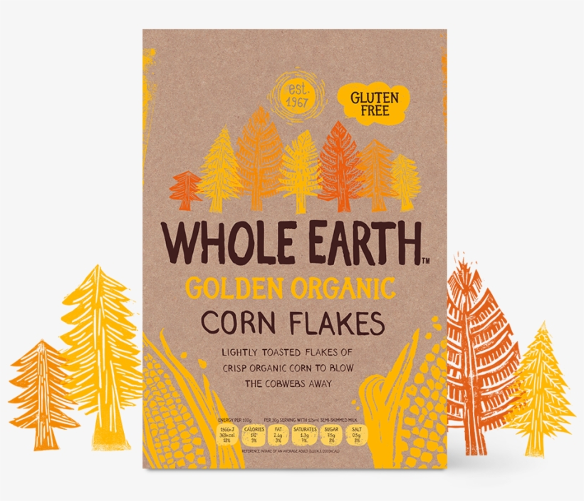 Whole Earth Cornflakes, transparent png