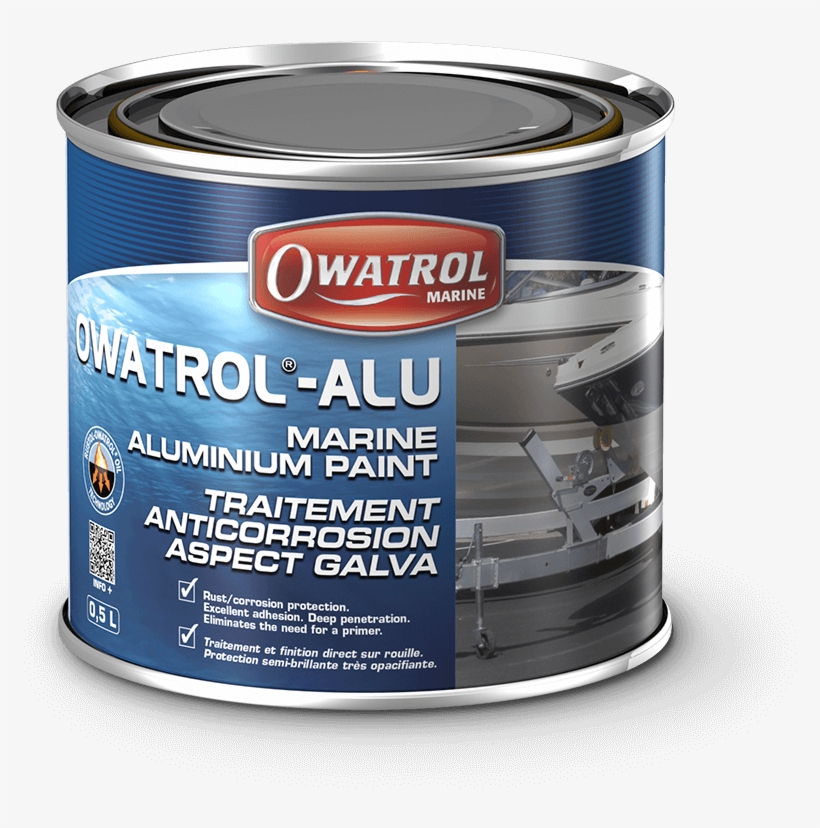 Owatrol Alu High Gloss Marine Aluminium Paint Finish - Aluminium Anti Corrosion Paint, transparent png