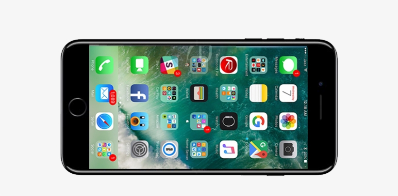 Apple Iphone 7/8 Plus Tempered Glass Wholesale By Cellhelmet - Iphone, transparent png