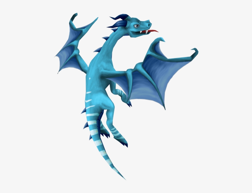 Blue-dragon - Dragon, transparent png