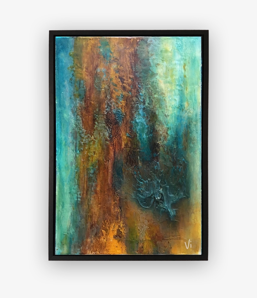 'rusty Teal' Currently Rented - Modern Art, transparent png