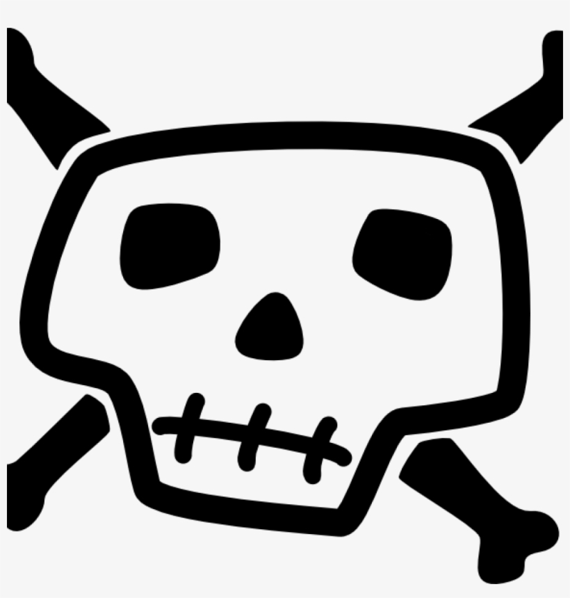 Free Skull And Crossbones Clip Art Free Skull And Crossbones - Cartoon Skull And Crossbones Png, transparent png