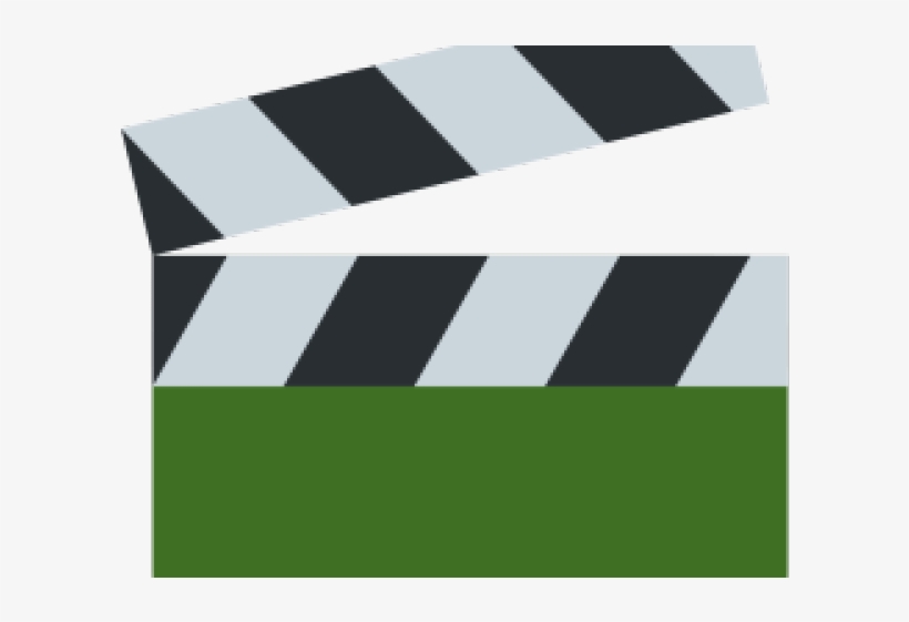 Clapperboard Clipart Movie Maker - Emoticon Claqueta Cine, transparent png