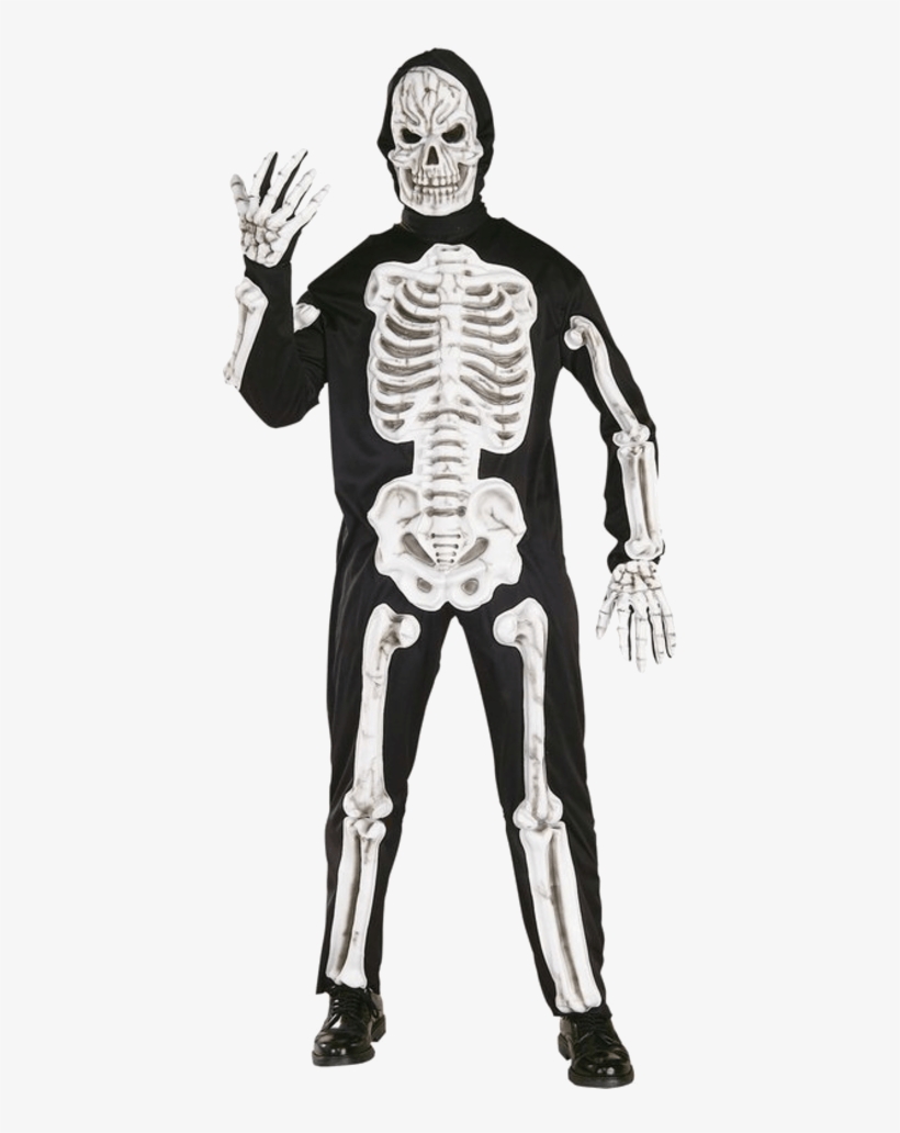 Adult Eva Skeleton Halloween Costume - תחפושות שלד, transparent png