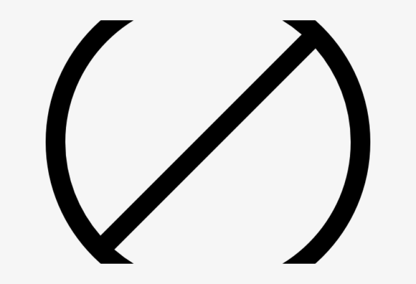 Prohibited Sign - Circle, transparent png