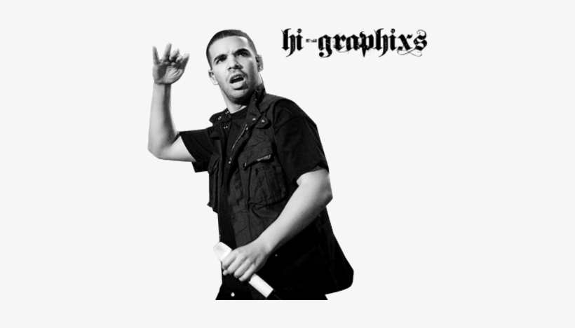 Drake Black And White - Nicki Minaj, transparent png