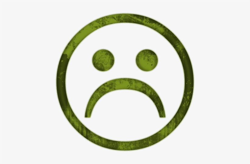 Sadness Clipart Sick Face - Sad Face Png, transparent png