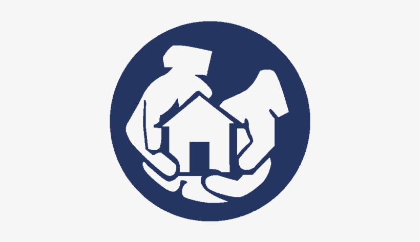Helping Hands Logo Navy New1 - Helping Hands Moving, transparent png