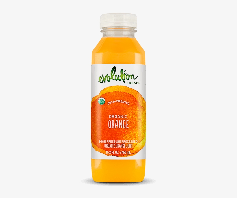 Evolution Fresh Tangerine Juice - 15.2 Fl Oz Bottle, transparent png