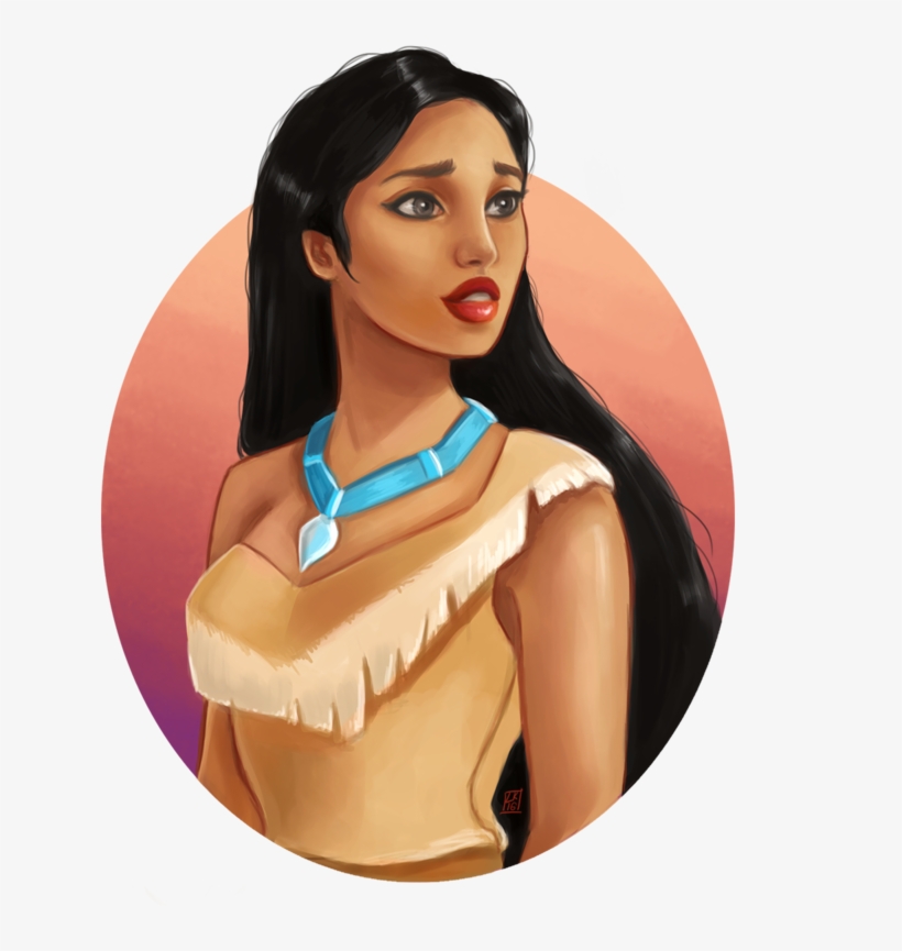 Pocahontas Portrait By Lornakelleherart - Princesas Da Disney Pocahontas, transparent png