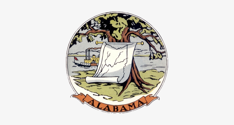 1817 Alabama Seal Wpa - Original Seal Of Alabama, transparent png