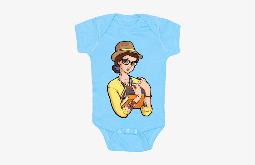 Hipster Belle Baby Onesy - Bella Hipster, transparent png