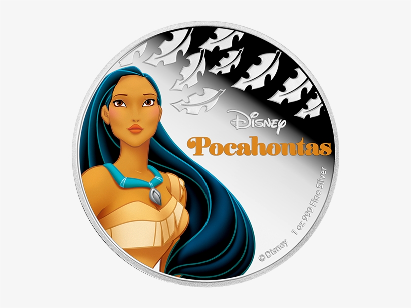 Pure Silver Coin Disney Princess Pocahontas - Disney Princess, transparent png