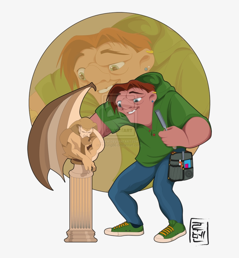 If Disney Characters Were College Students - Hunchback Of Notre Dame College, transparent png
