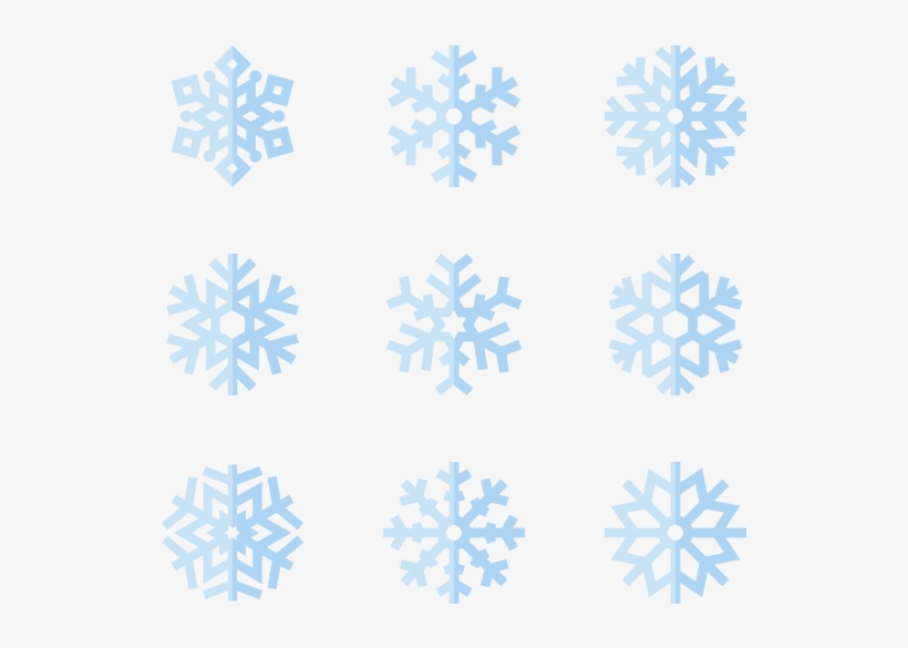 Snowflakes - Snowflake Collection, transparent png