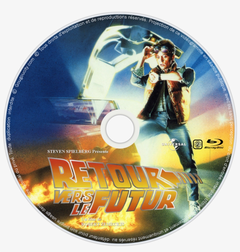 Back To The Future Bluray Disc Image - Back To The Future Phone, transparent png