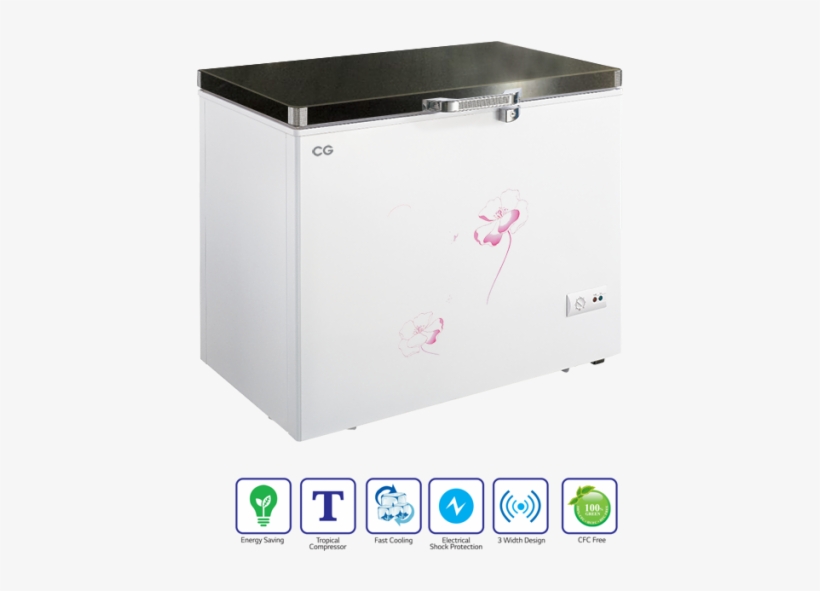 Cg Refrigerator Hard Top Butterfly Door 225 Lt Cg-df2251hb - Refrigerator, transparent png