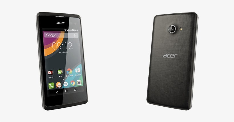 The Back Of The Phone Is Simple Matte Gray Plastic, - Acer Liquid Z220 - Double Sim - 8 Go - Noir - Gsm, transparent png