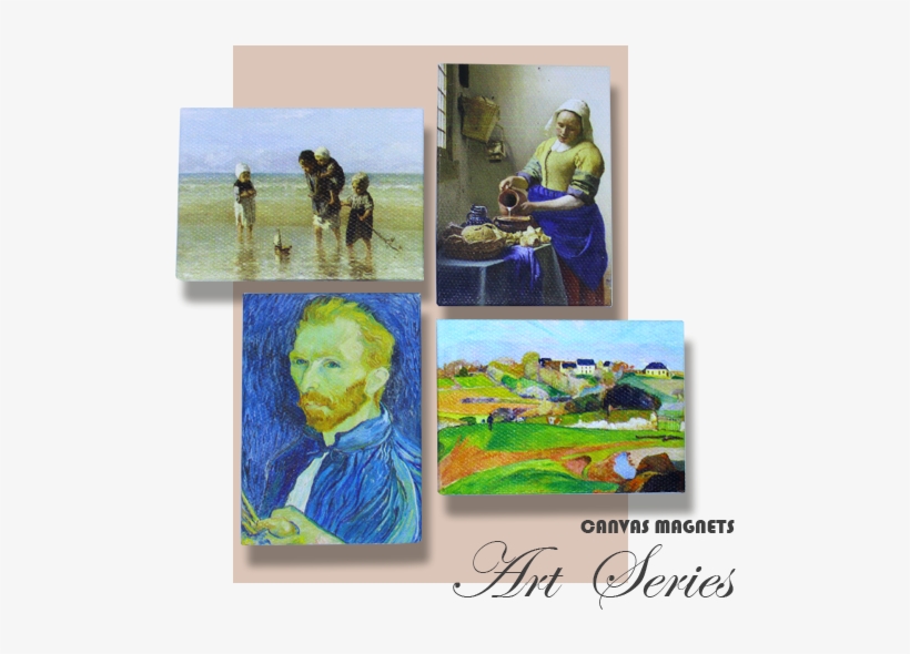 Canvas Fridge Magnet- Painting Art Series - Posterazzi Landscape At Le Pouldu Poster Print Evchisl042ec432hlarge, transparent png