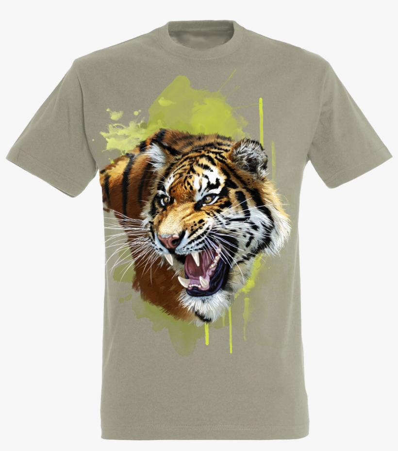 Tiger Head 1 Teens T-shirt - T-shirt, transparent png