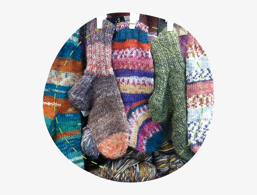 It Is Fun To Knit Socks With Colors And Self- Striping - Sock, transparent png